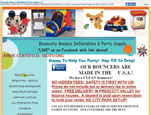 Tablet Screenshot of bouncetybounce.com